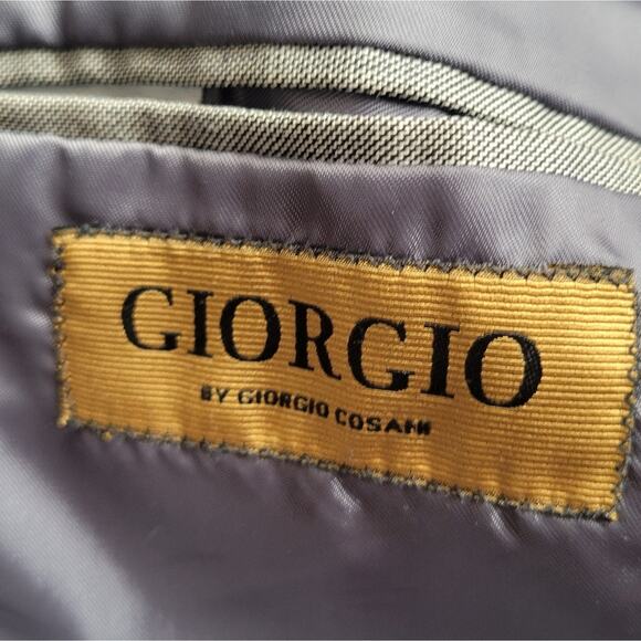 Giorgio Cosani Cashmere Wool Blend Jacket Size 44R Light Gray - Picture 7 of 10